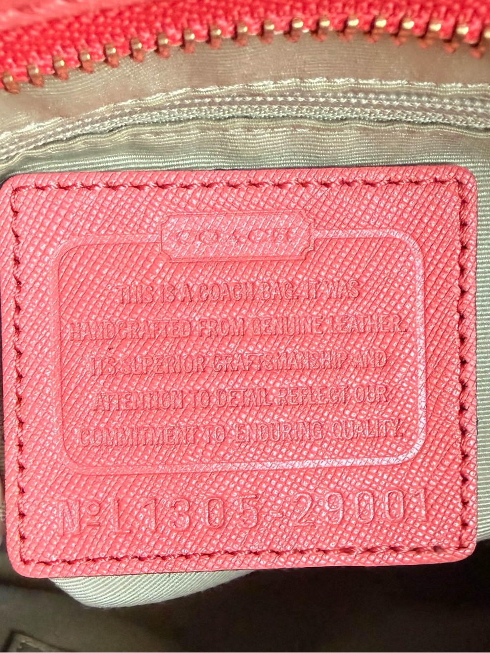 Coach Madison Saffiano
Leather Mini North
South Tote Bag Coral Pink
29001 - Picture 2 of 11